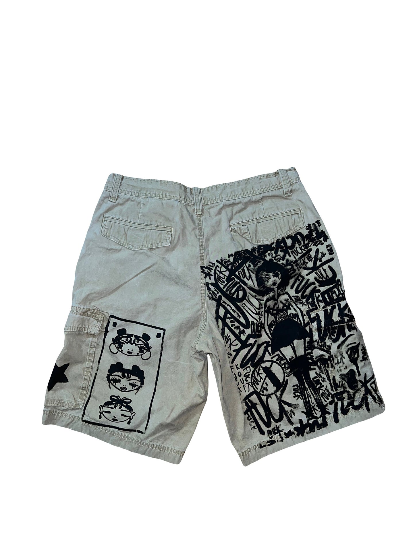 UPCYCLED* CARGO SHORTS 2